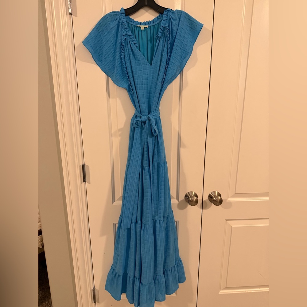 Jade Vibrant Blue Maxi Dress